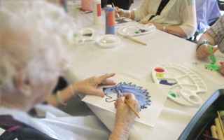 Un atelier de peinture