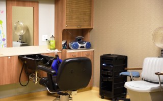 Le salon de coiffure