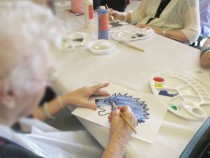 Un atelier de peinture