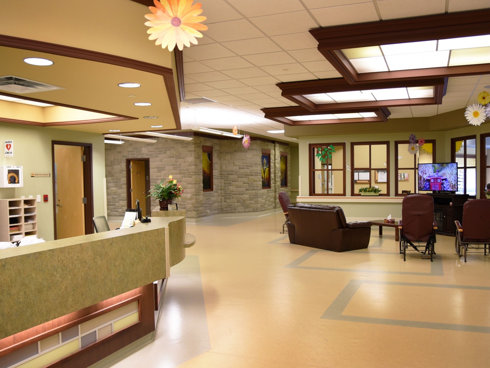 Le poste des soins infirmiers